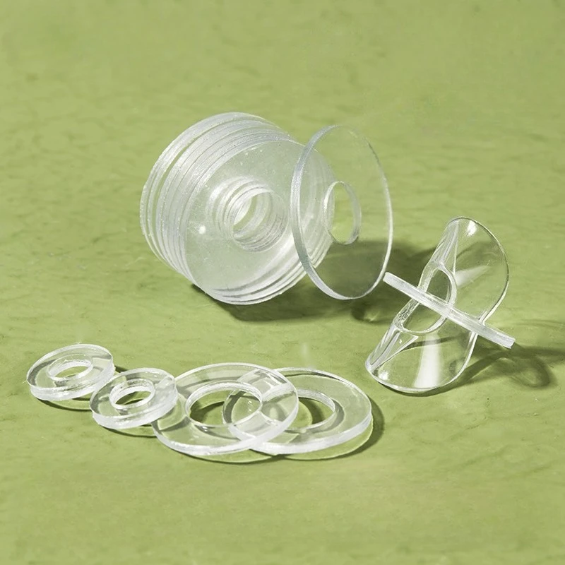 M1.2 -M28.4 Soft PVC Thin Plastic Clear Washer Shock-proof And Leak-proof Gasket Insulation Screw 0.3/0.5/0.8/1/1.5/2mm
