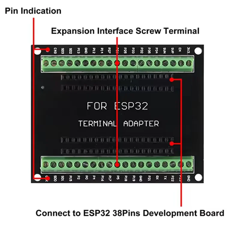 ESP32 Development Board Type-C CP2102 WIFI Bluetooth Module Dual Core Wireless Module ESP-32 ESP-WROOM-32 Expansion Board 38Pin