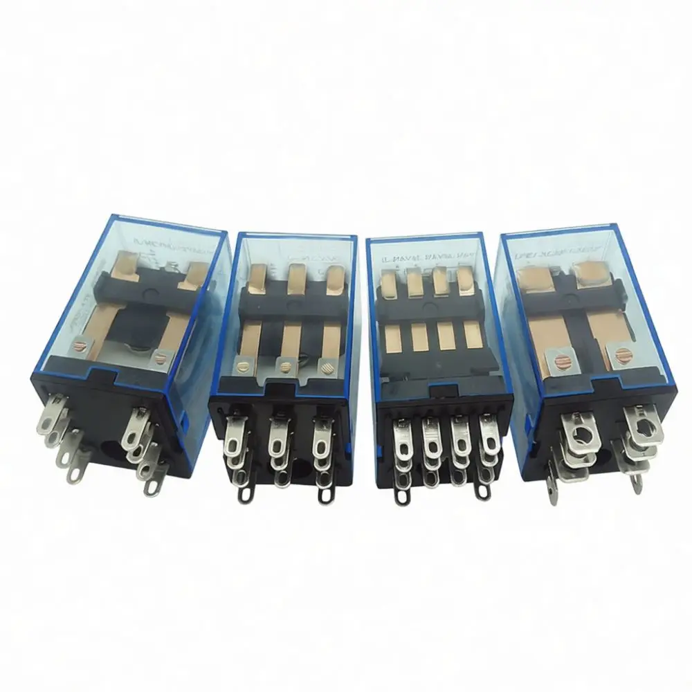 For For GANGKOO Electromagnetic Power Relay MY4NJ MY2NJ LY2NJ HH54P HH52P JQX 13F 12V 24V 220V Industrial Switching Control Unit
