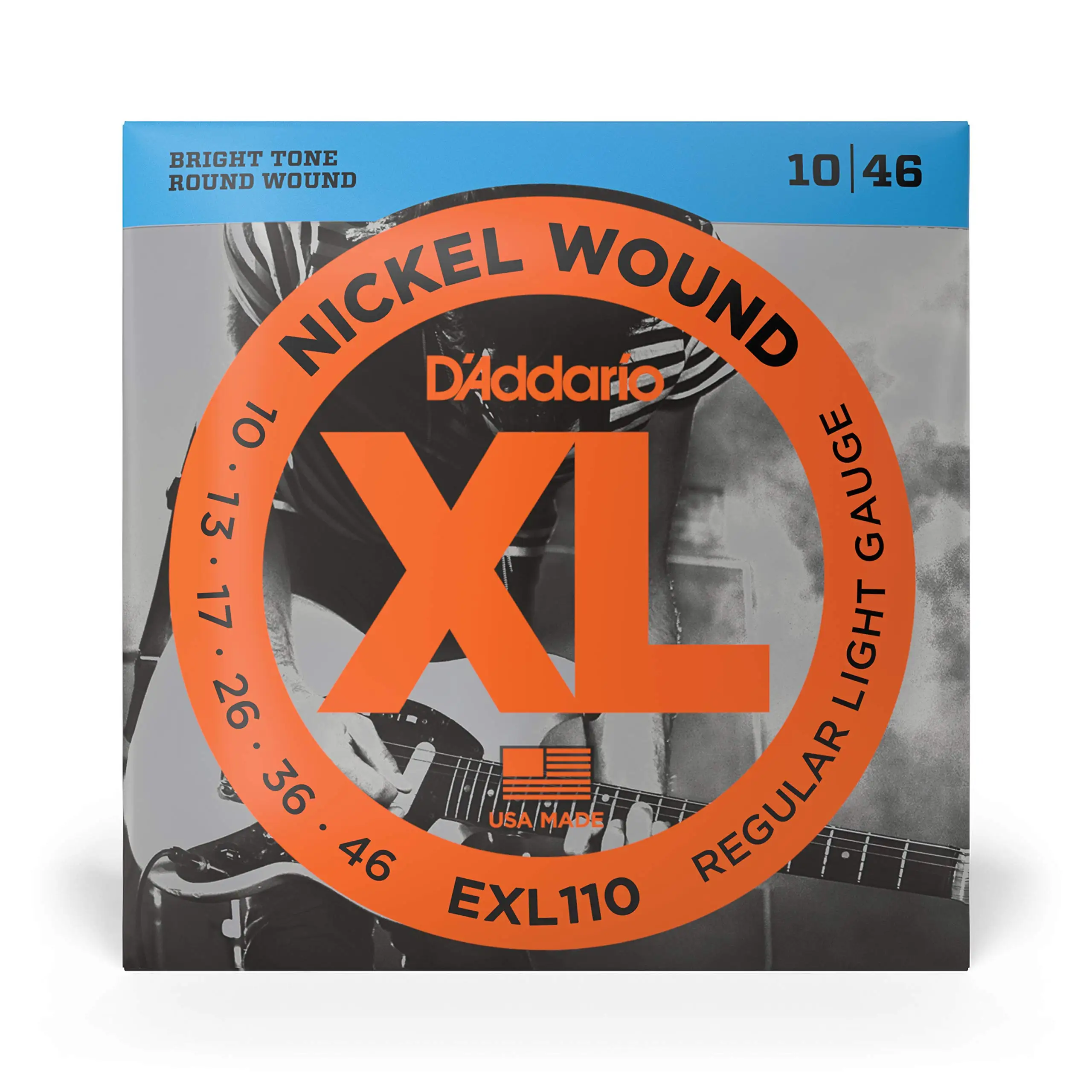 EXL110 Nickel Electric Guitar Strings 10-46 Perfect Intonation Consistent Feel Reliable Durability For 6String Music Accessories