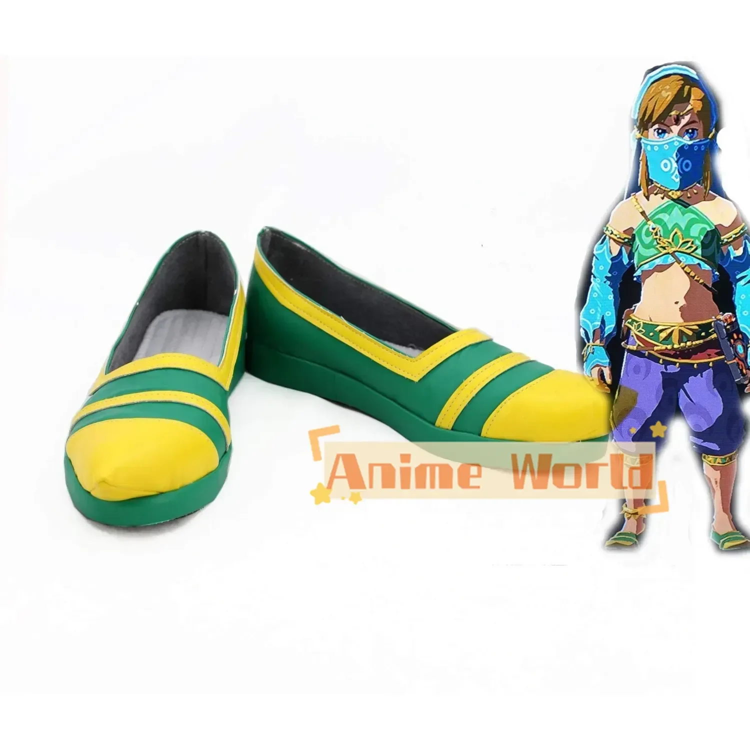 Link Cosplay Shoes Boots Custom-Made Halloween Carnival Party Props