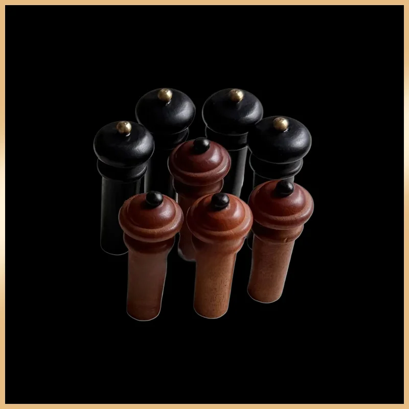 30Pcs Violin Endpin End Button Rosewood Jujube Or Ebony Wood 4/4 Size Fiddle Replacement Accessories