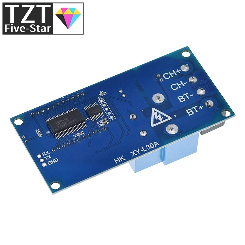 TZT 6-60V 30A Lead-acid Solar Battery Charge Controller Protection Board Charger Time Switch 12V 24V 36V 48V Battery Bapacity