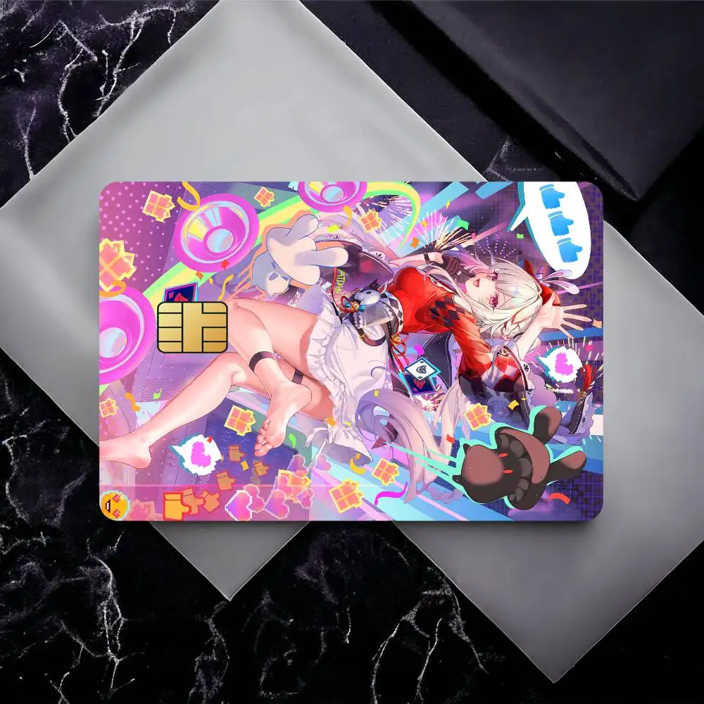 Honkai Star Rail Sparxie Bank Card Sticker Film Tape Skin for Credit Card Debit Card Waterproof Stickers