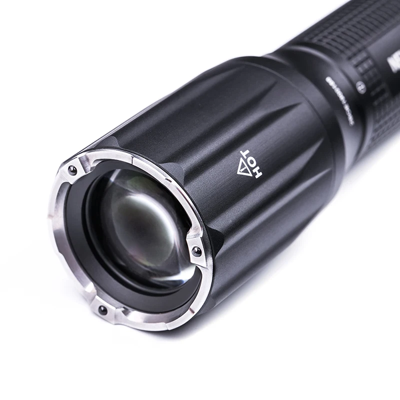 For NEXTORCH T10L Long Distance Rechargeable Torch White Light Flashlight with Lep Laser Aluminum Alloy Body for Tactical Use