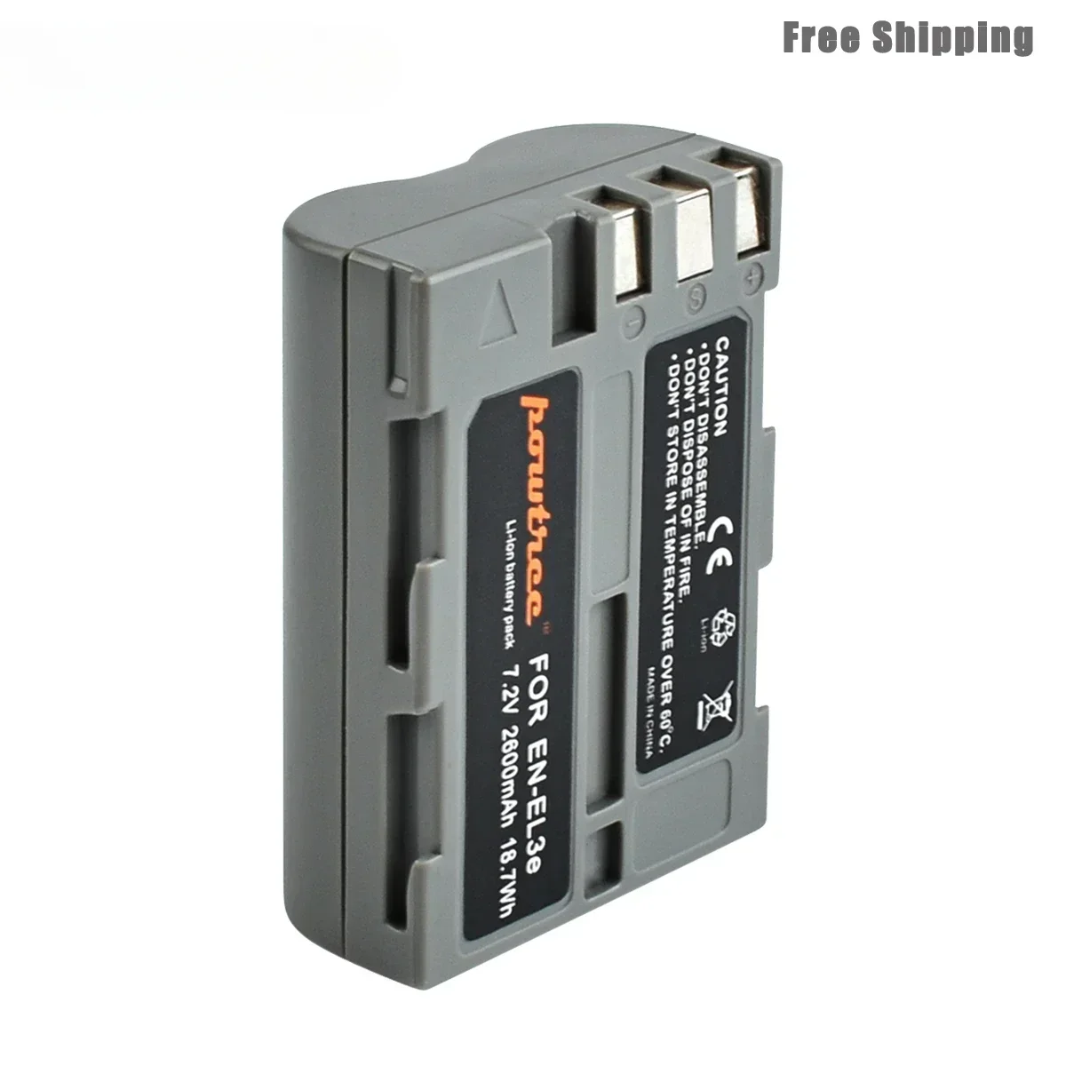 2600mAh EN-EL3e EN EL3e EL3a ENEL3e Digital Camera Battery for Nikon D300S D300 D100 D200 D700 D70S D80 D90 D50 L50