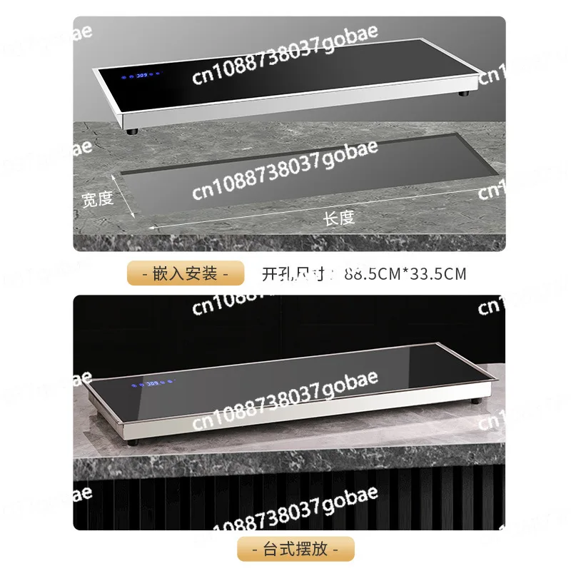 موقد بوفيه من الفولاذ المقاوم للصدأ وعاء عازل للحرارة فندق بوفيه عالي الجودة سخان خضروات تجاري