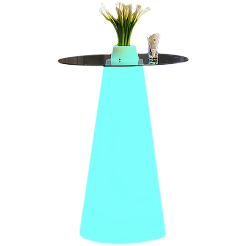 Luminous Tall Bar Table Bar Scattered Terrace Creative Cocktail Table