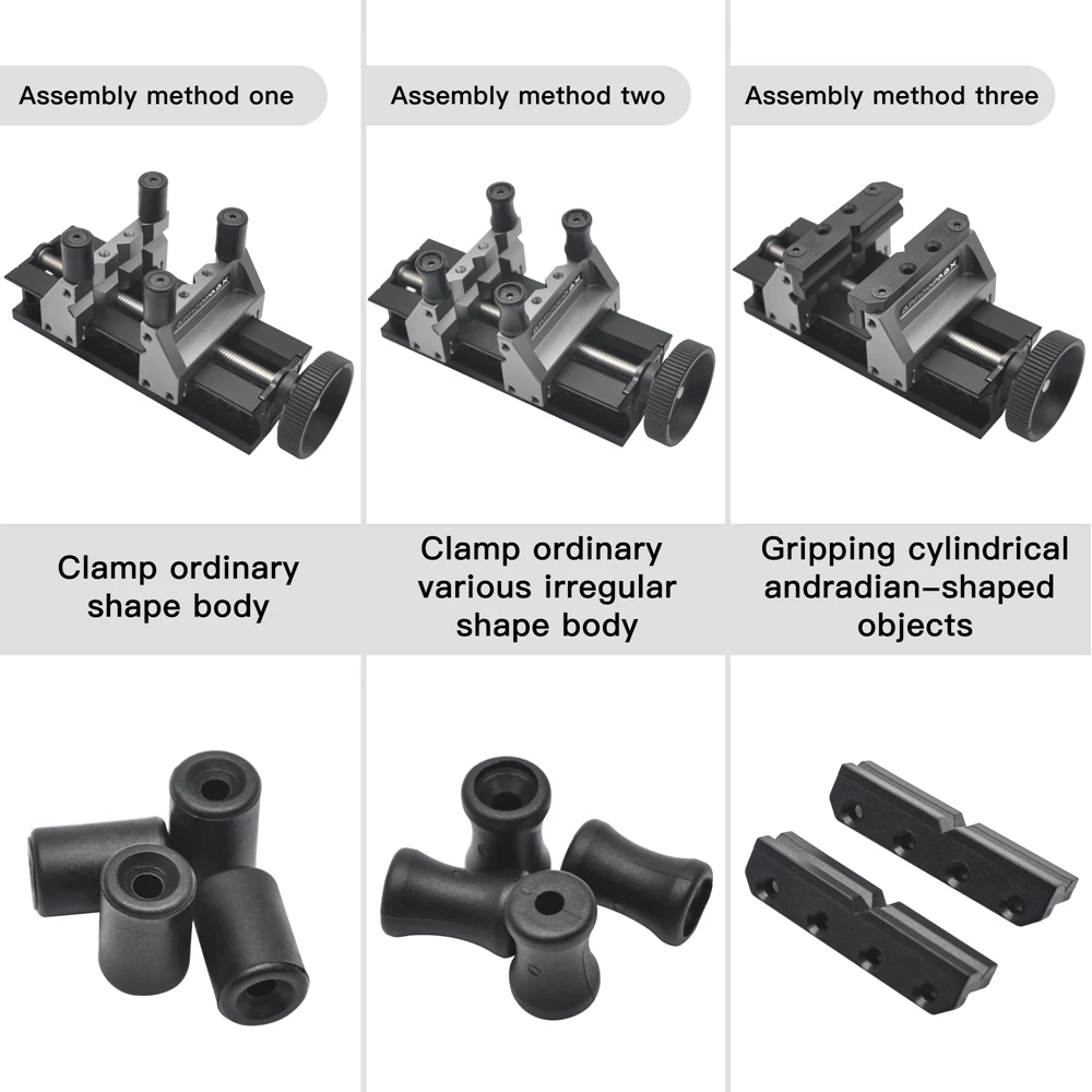 Imagem -03 - Arrowmax Double Ended Mini Bench Vise para Sds Series