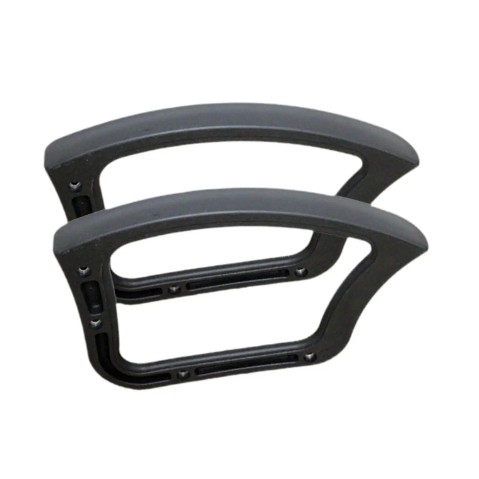Replacement Armrest Black PP Office Chair Accessories Ergonomic Arm Circles Parts for Desk Chair