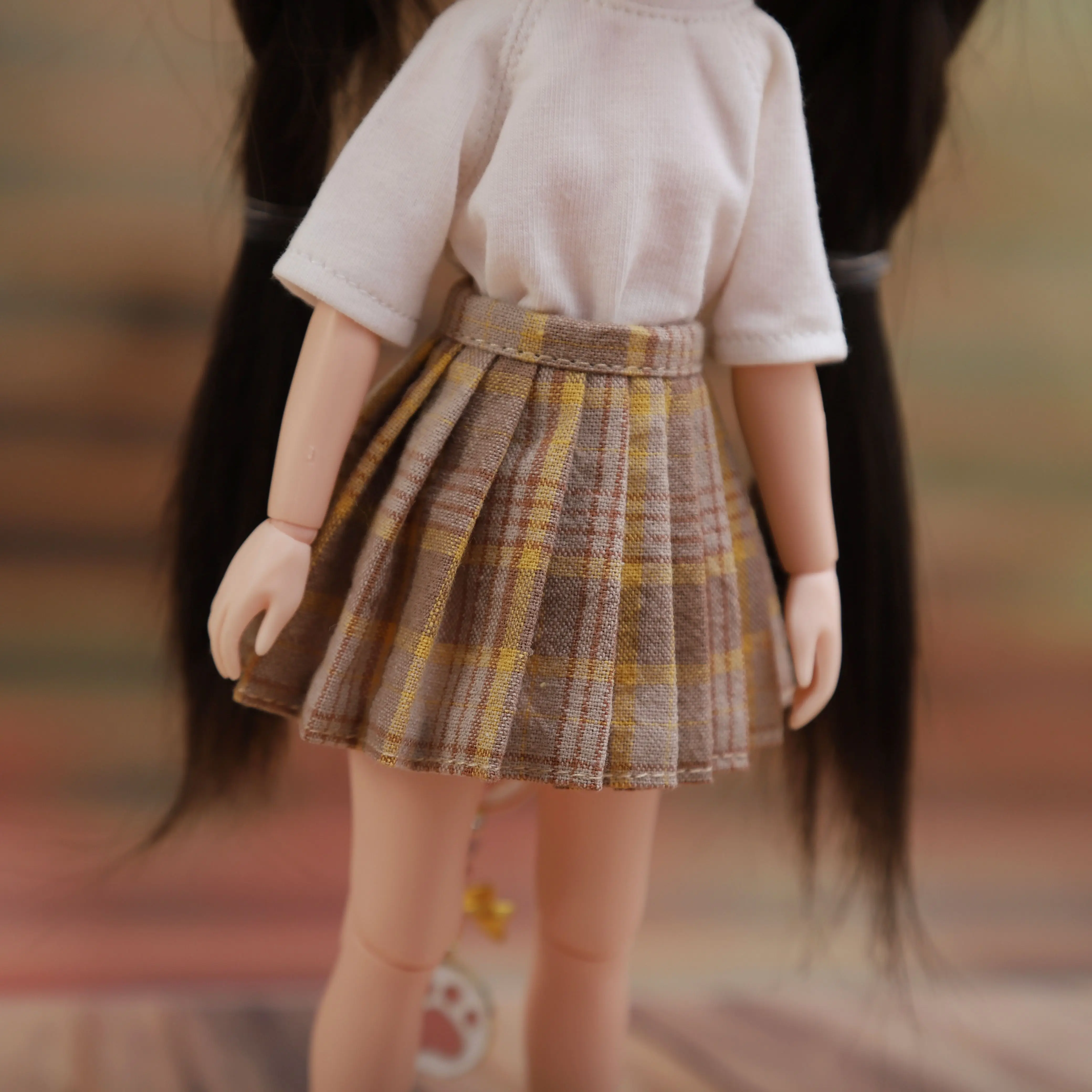 Blythe Doll Clothing Accessories Pleated Skirt Ob22 Ob24 1/8 Articulated Doll Azone 30cm Doll Clothing