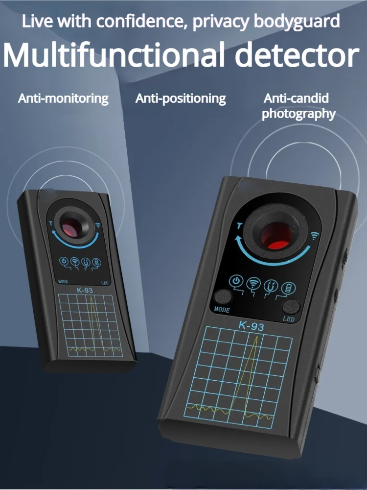 Smart Camera Detector Radio Signal Scanner Portable Miniature Camera Finder Anti-Eavesading Anti-Stealing Anti-Tacking