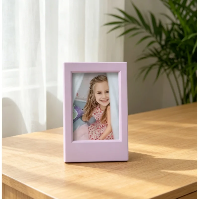 1pc Suitable For Polaroid Mini 3 Inch Classic Vertical Picture Frame Creative Seven-color Set Color Photo Frame Frame Table