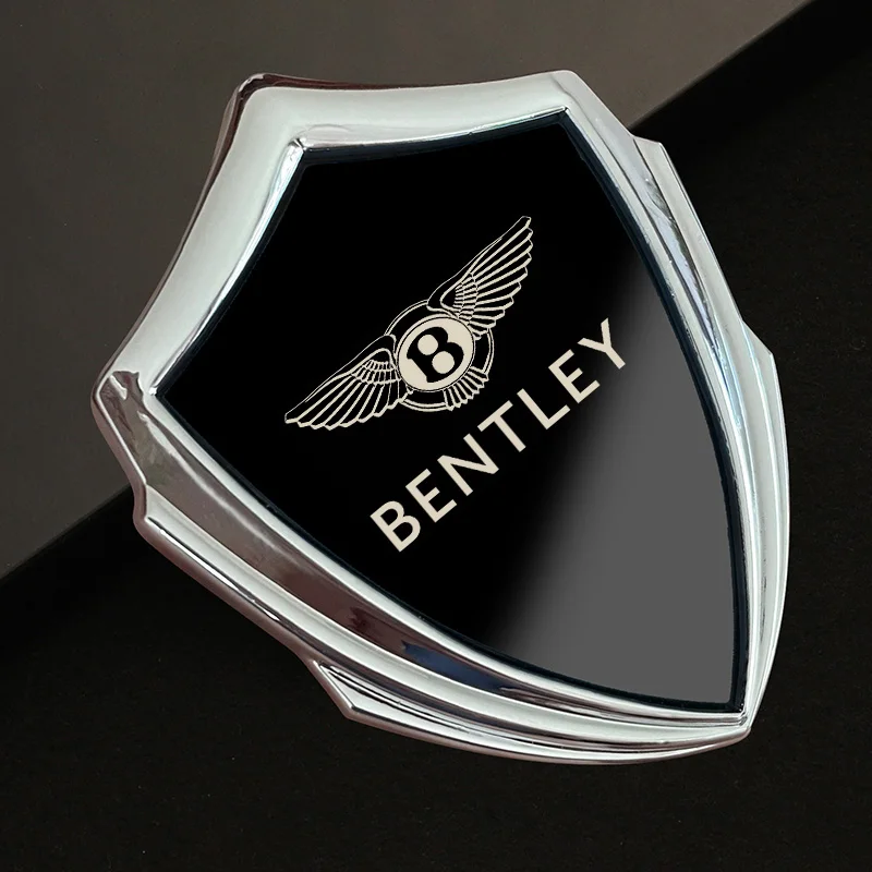 Car 3D Metal Logo Flag Emblem Badge Decals Sticker Car Windows Accessories for Bentley GT MULLINER