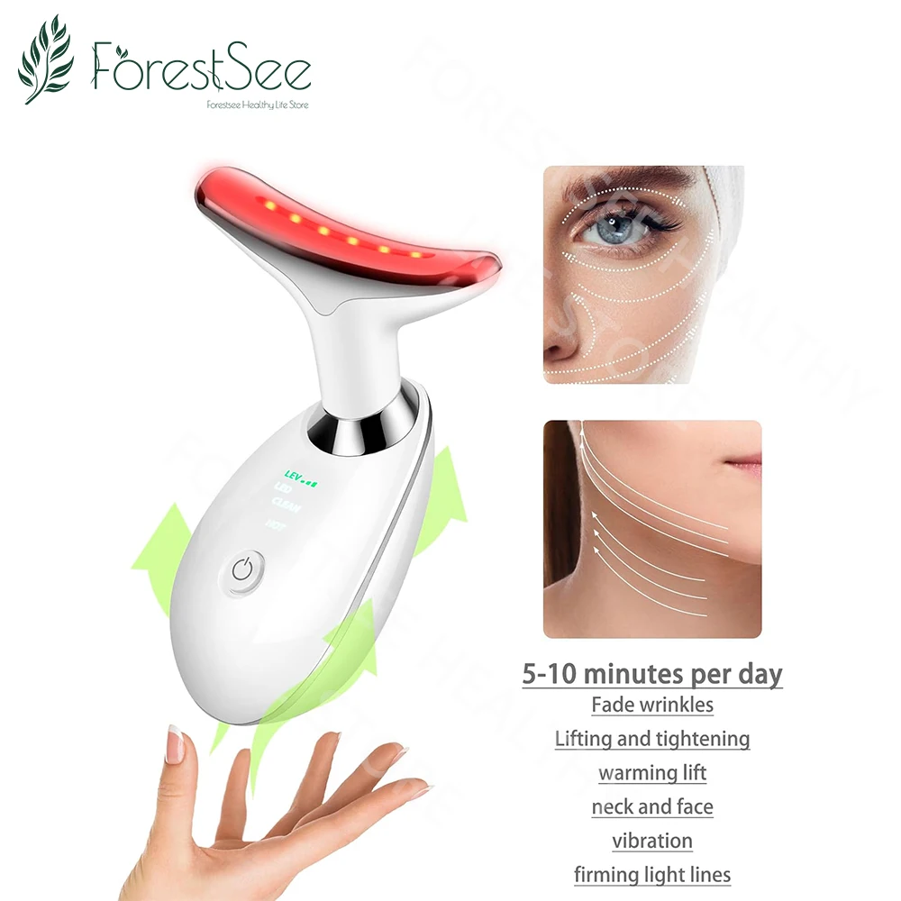 Appareil de massage anti-déformable pour le visage et le cou, masseur de beauté, lifting du visage, forme en V, anti-âge, 3 en 1