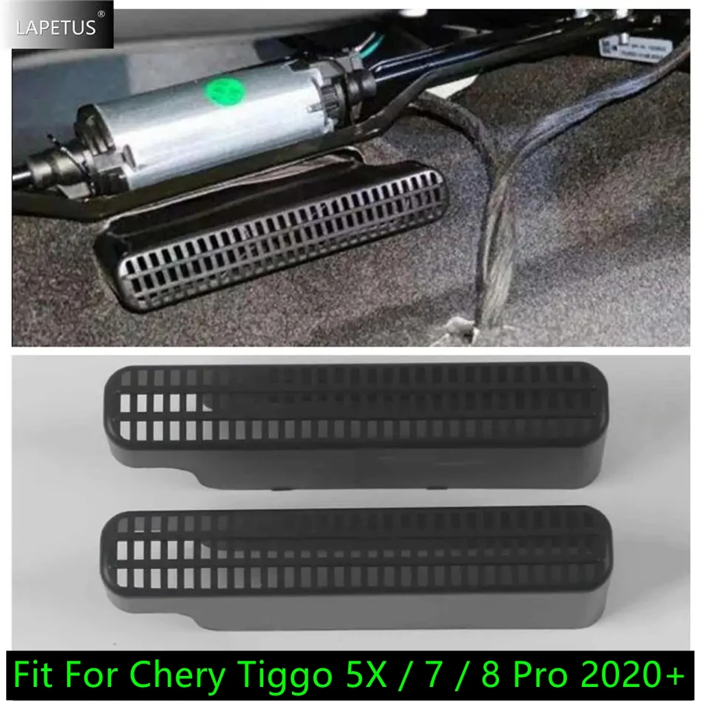 

For Chery Tiggo 5X / 7 / 8 Pro 2020 2021 2022 Car Accessories Seat Under Floor Air AC Outlet Vent Dustproof Protect Dust Cover