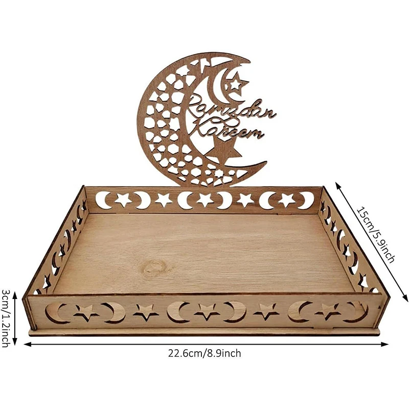 Ourwarm, wooden handicraft tray decorations, hollow design ornaments, various shapes, both home decoration and practicality