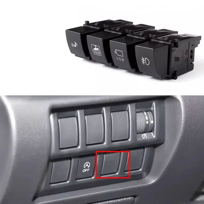 

1PC Car bottom button DRL LED Power Front fog Steering wheel heating with Connection Wire For Subaru Forester 19-24