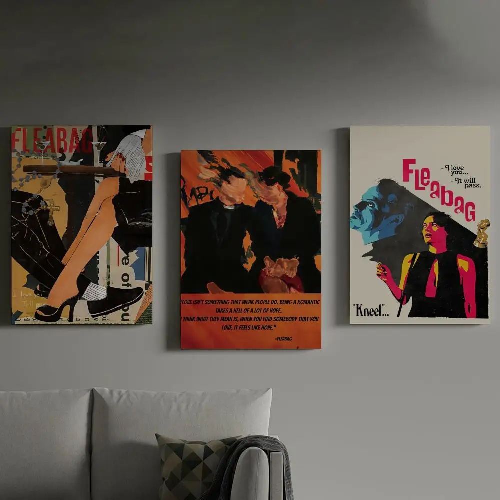 

Fleabag Poster Prints Canvas Painting Wall Art Picture Living Room Home Decor Tracklist Music Album Cover