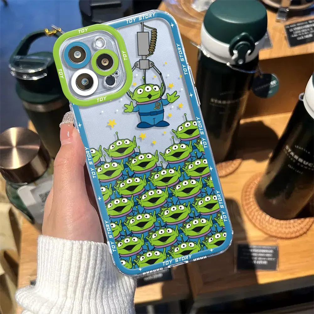 Toy Story Aliens Case for Redmi 10C 12C 9C 9T 9 12 10 9A 10A 13C Transparent Soft Capa Funda TPU Cover