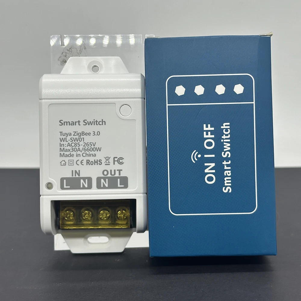

Zigbee 30A 6600 Вт мощный умный переключатель Alexa голосовое управление приложение Tuya дистанционное управление таймер обмена семьи нужен концентратор шлюза
