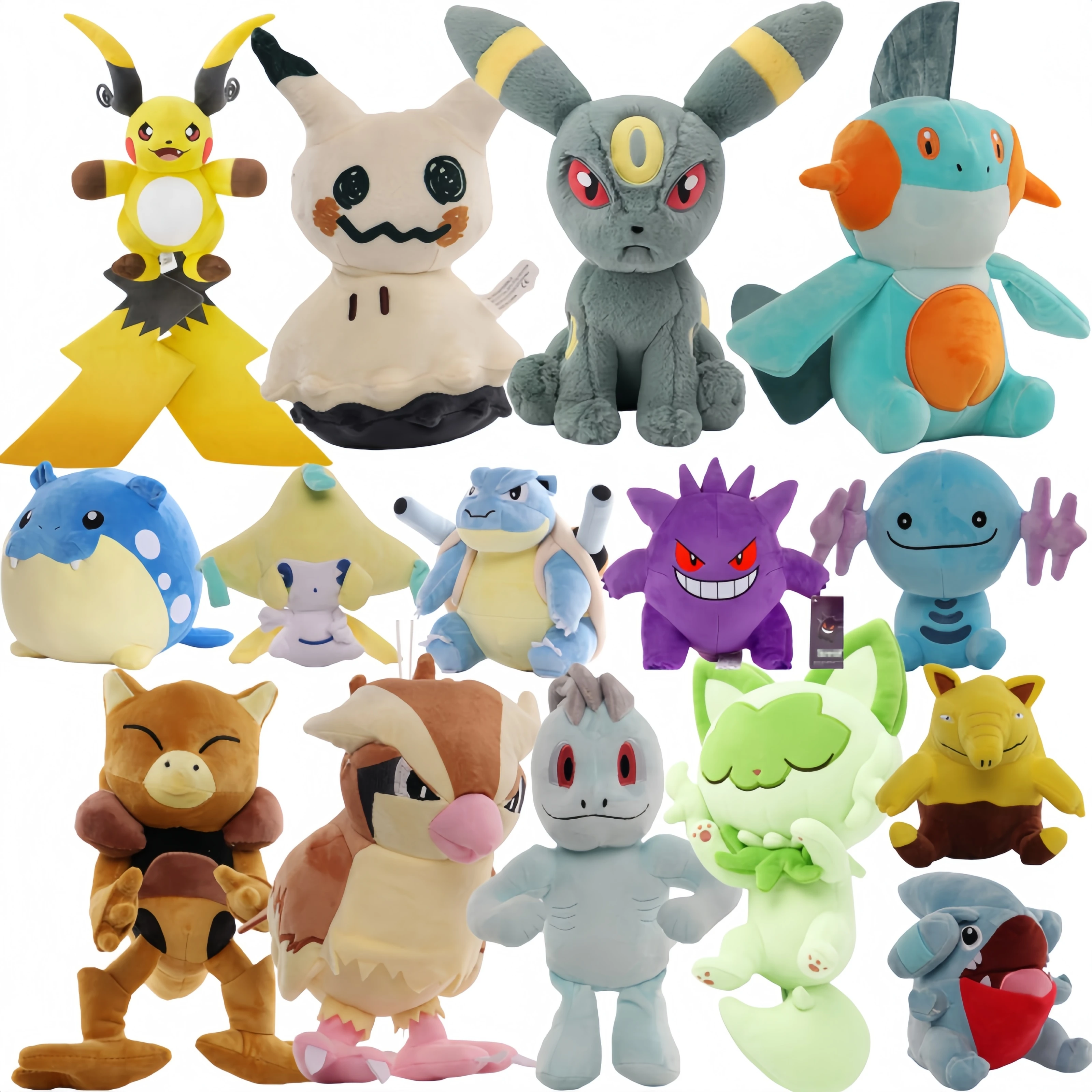 -wooper-plush-blastoise-mega-raichu-spheal-jirachi-sprigatito-gible-marshtomp-machop-mimikyu-peluche-toys-hobbies-kid-gifts