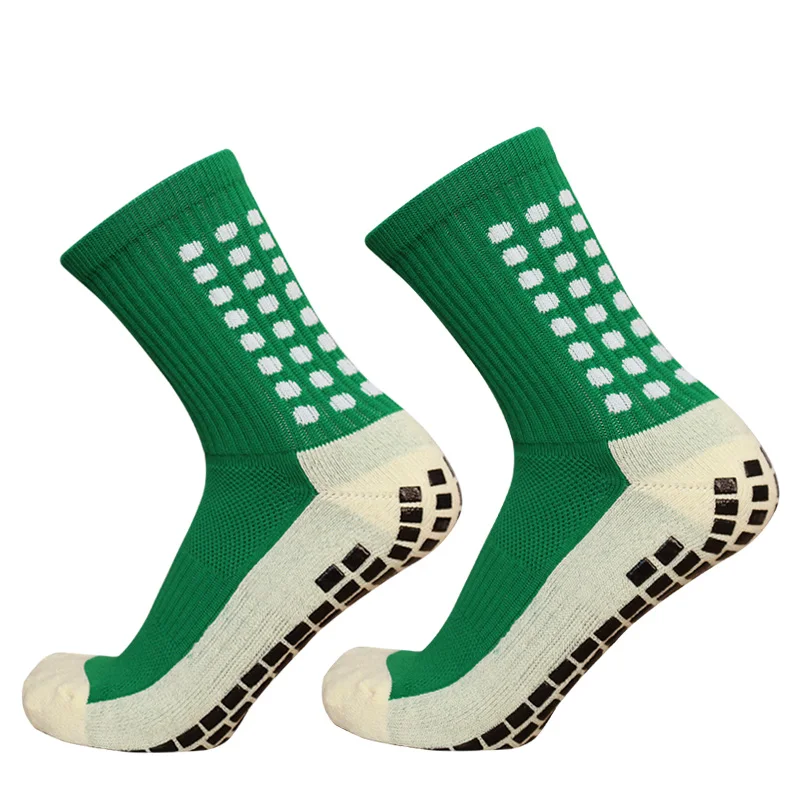 Football Socks Men and New Women Sports Socks Non-slip Silicone Bottom Soccer Basketball Grip Socks