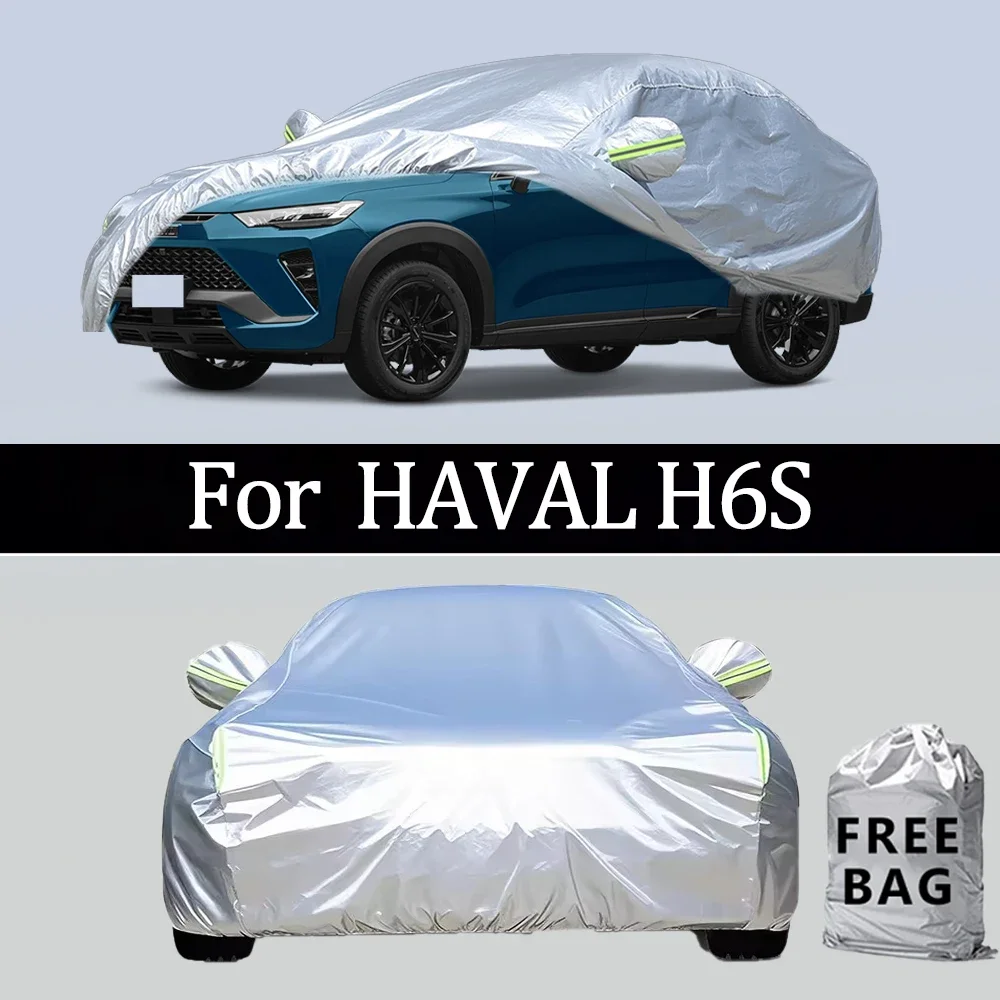 

For HAVAL H6S Car Cover Outdoor Protection Covers Snow Sunshade Waterproof Dustproof Exterior UV Car Accessories