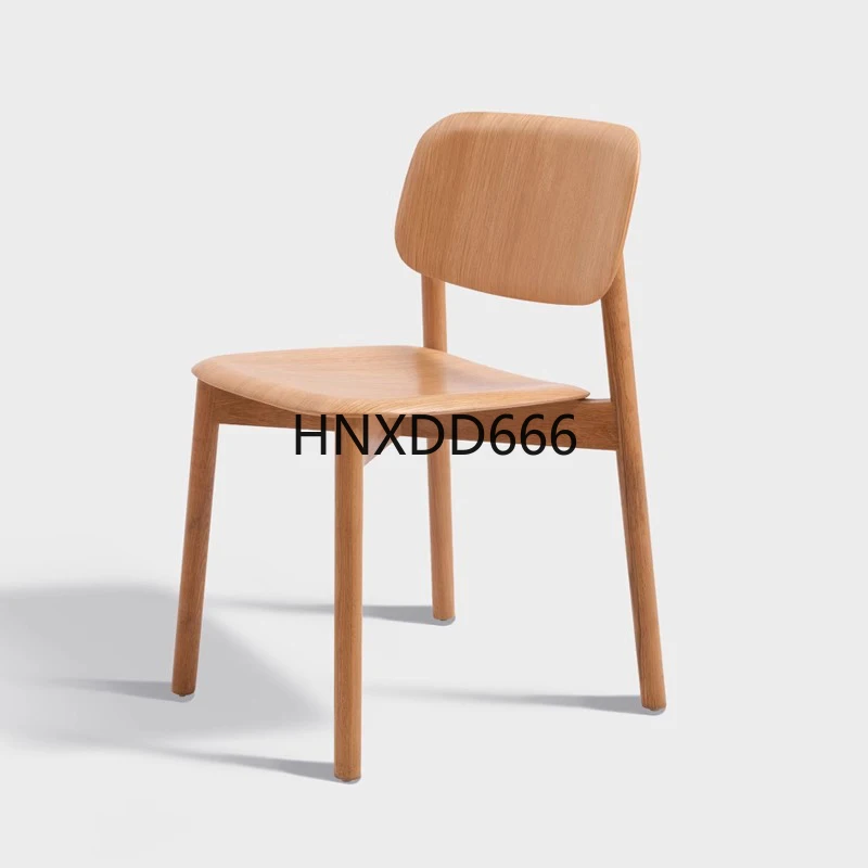 Medieval simple solid wood dining chair for home use
