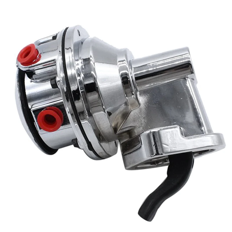 For Chevy Small Block V8 Mechanical Fuel Pump - 2 Valve 80 GPH 8 PSI - SBC (262-400) Chrome Car Accessories