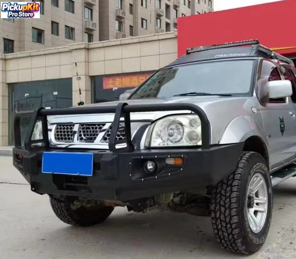 

Navara D22 Pickup Steel Bull Bar High-Strength Front Bumper Anti-Collision Electrophoresis Rust-Proof Off-Road Guard