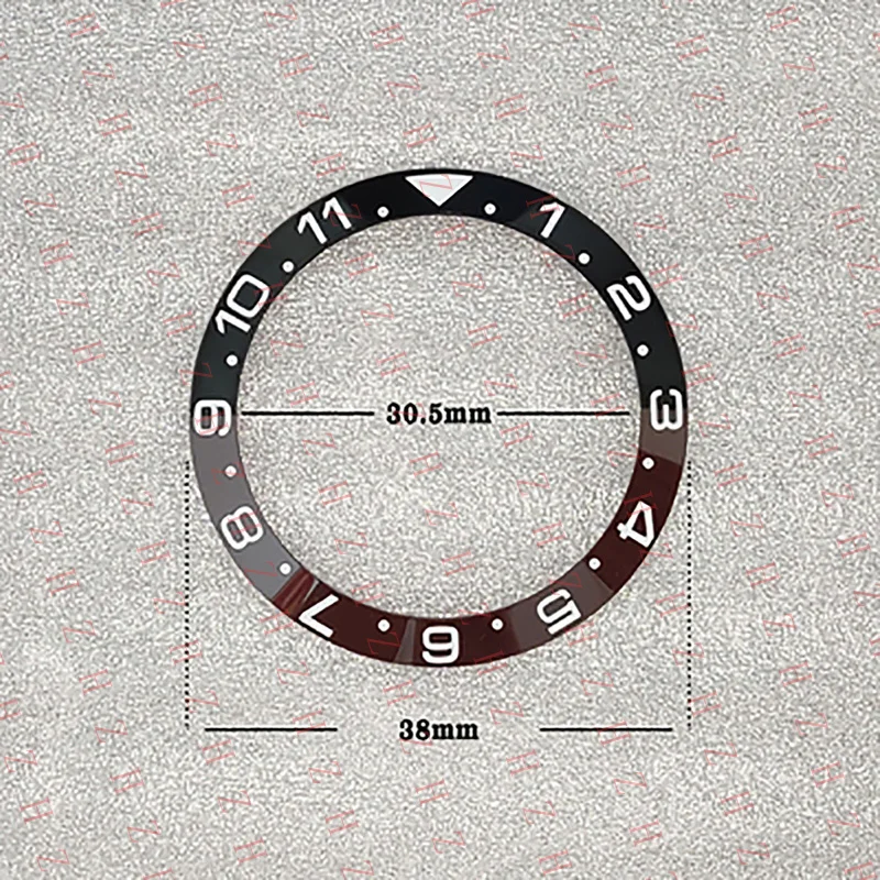 U+ Ceramic Bezel Insert Ring Diameter 38MM 30.5MM for 40MM Su-bma-riner Watch Case