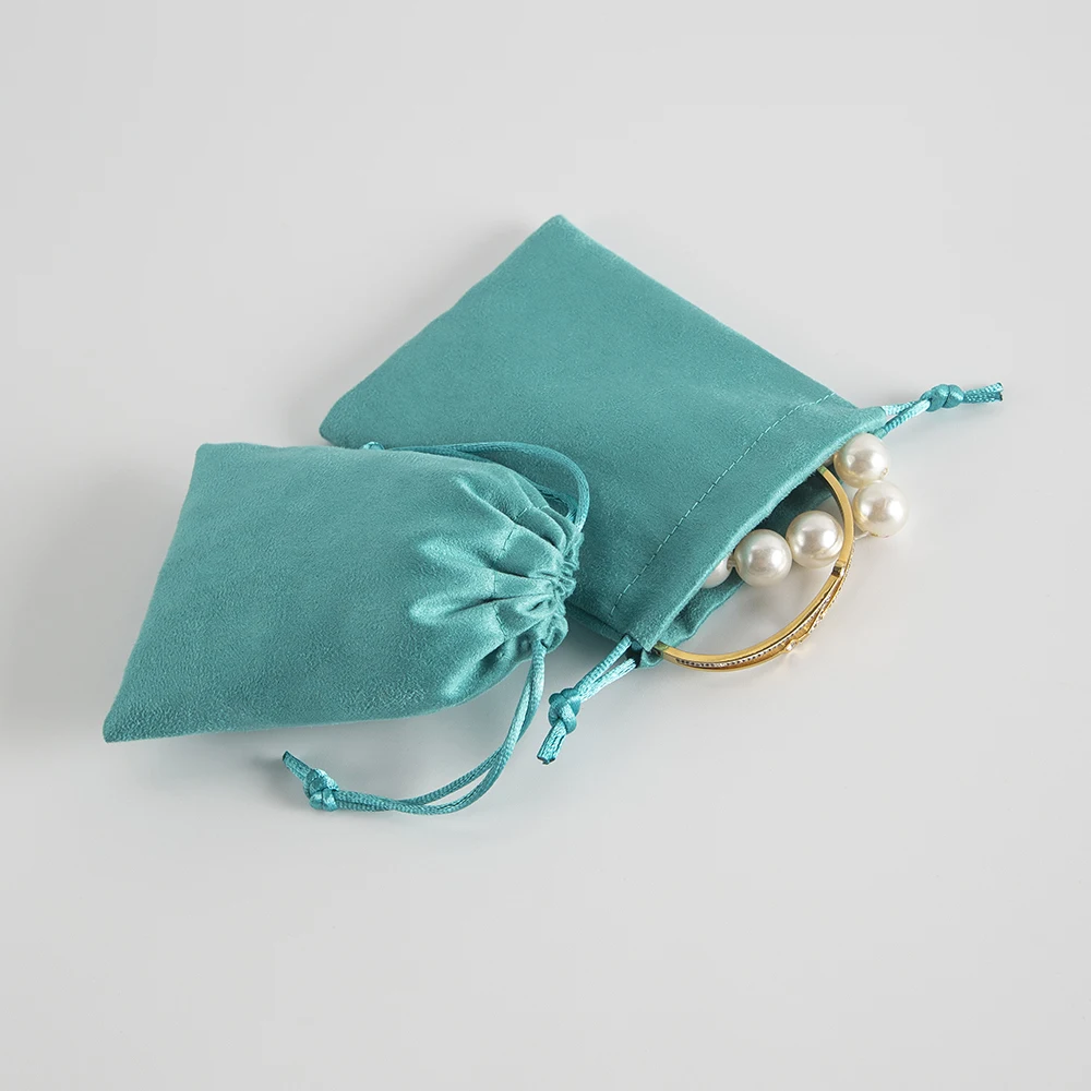 50 Stück schöne Flanell-Samtbeutel mit Kordelzug, Schmuck, DIY-Geschenkbeutel, 5 x 7 cm, 7 x 9 cm, 8 x 10 cm, 9 x 12 cm, Hochzeitsgeschenke für Gäste, Süßigkeitenbeutel – Detail 5