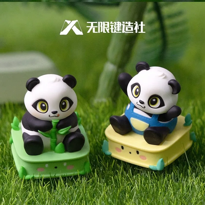 Original panda Series Theme Keycaps Dropping Resin Mechanical Keyboard PC Gaming Keyboard Collection Gifts Customized Keycaps