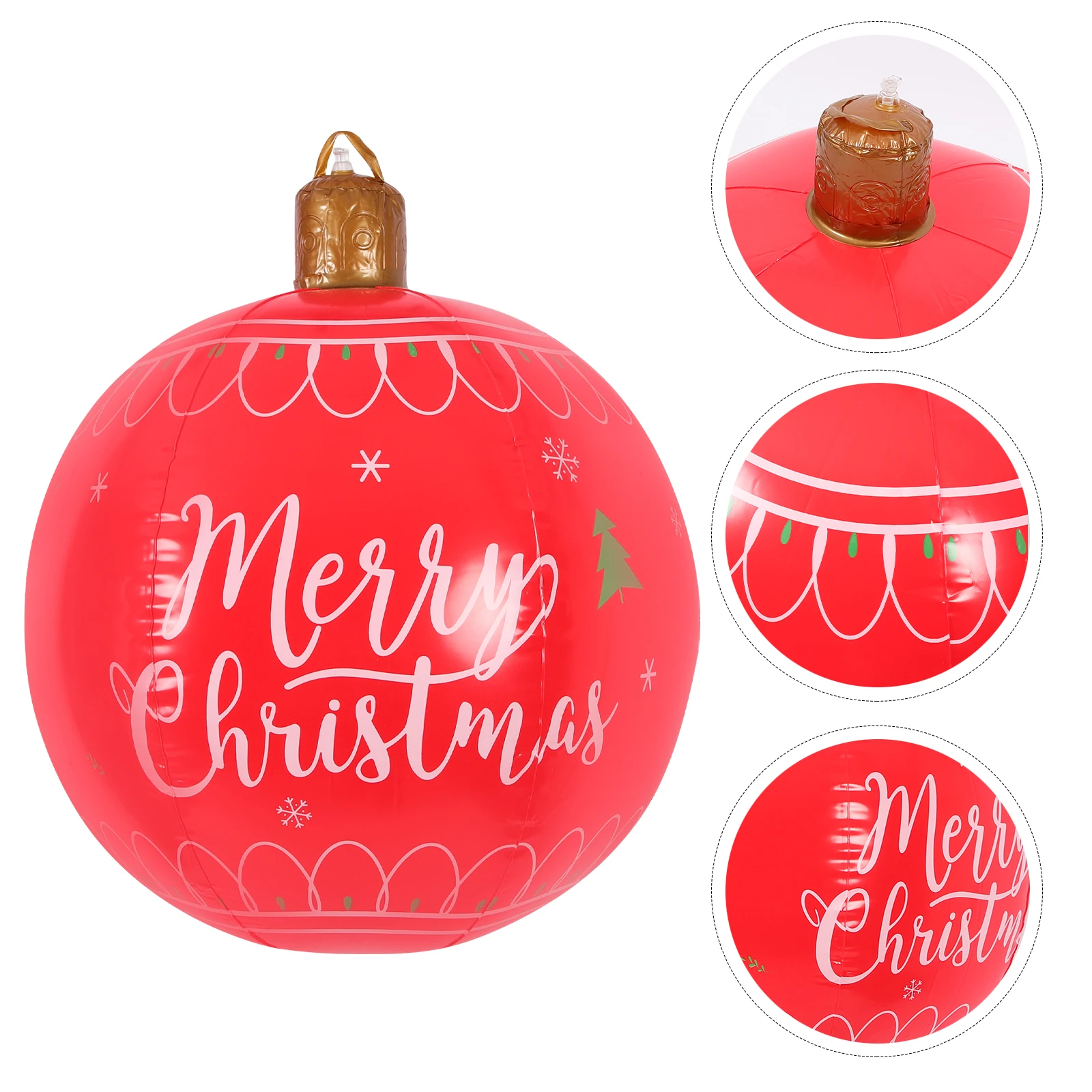 

Inflatable Christmas Ball Large Ornament Decorations Bauble Pvc Holiday Balls Outdoor Ornaments
