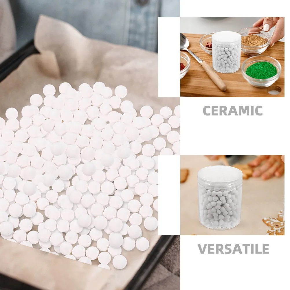 Ceramic Pie Weights Beads Diy Baking Beans Accessories for Pies Equipment Blind Reusable