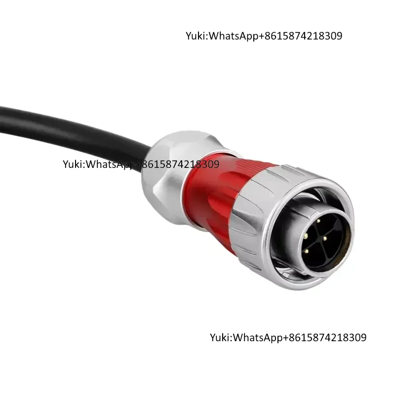 IP67 Waterproof Cnlinko DH24 4Pin Zinc Alloy Aviation Electrical Circular Connector Reverse Docking Male Female Plug for