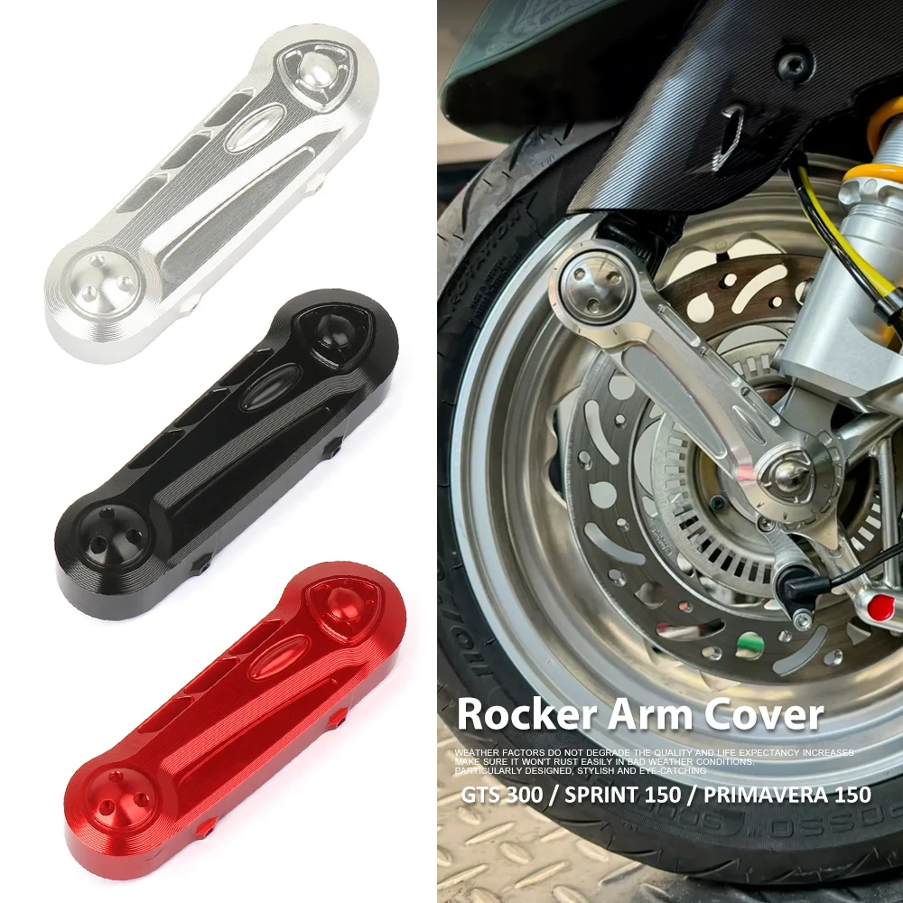 

For Vespa GTS300 GTS 300 Sprint 150 Primavera 150 Sprint150 Motorcycle Swing Rocker Arm Cover Caps Front Fork Protector Cover