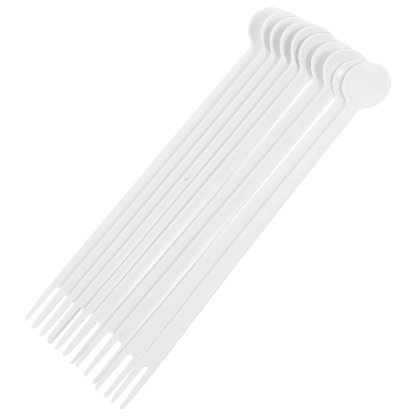 

10Pcs Fruit Skewers Long Handle Spoon Fork Multifunctional Mixing Tool for Dessert Cake Appetizer Coffee Tea Stirrer Kitchen