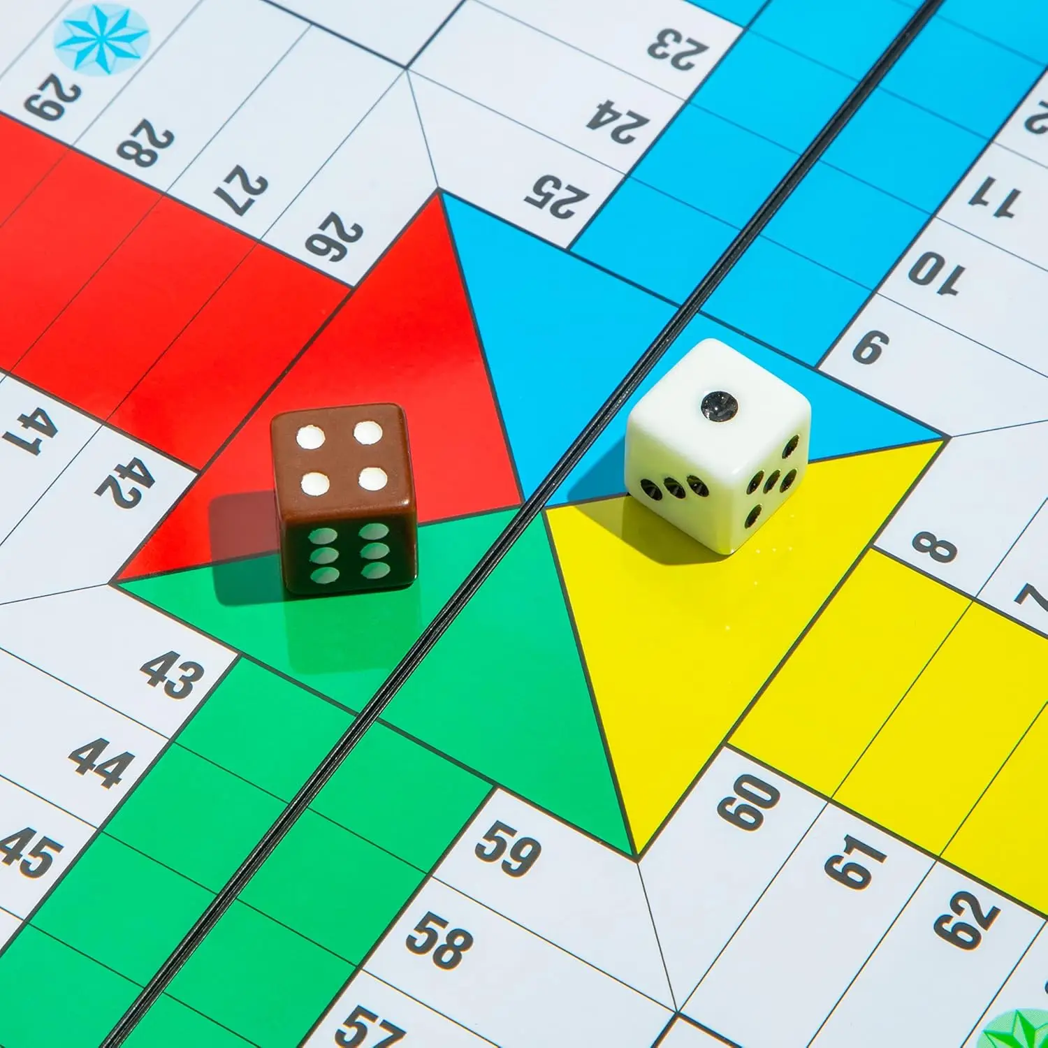 루도 자석 접이식 여행 보드 게임 세트 - 9.75인치