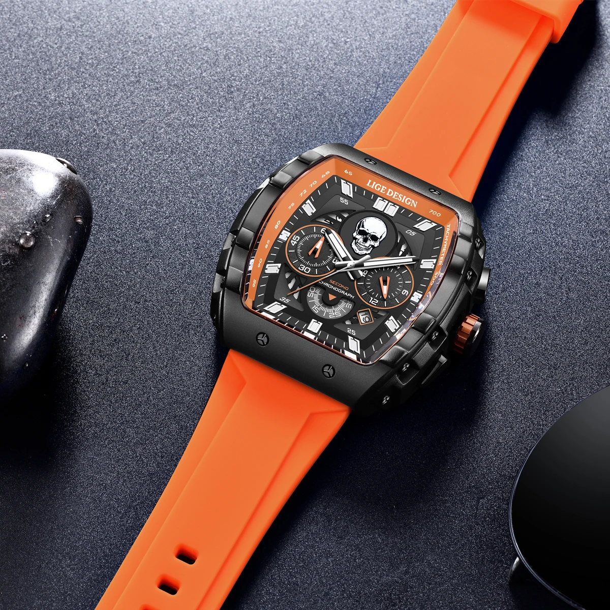 Relojes de Cuarzo LIGE de Moda - Smartwatch Casual Watches For Men reseña y precio