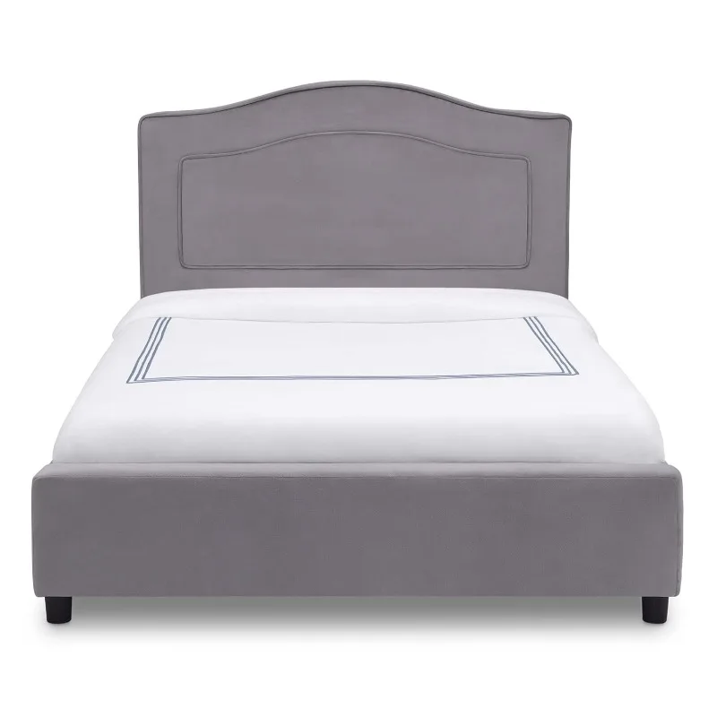 Delta Children Upholstered Twin Bed, Grey