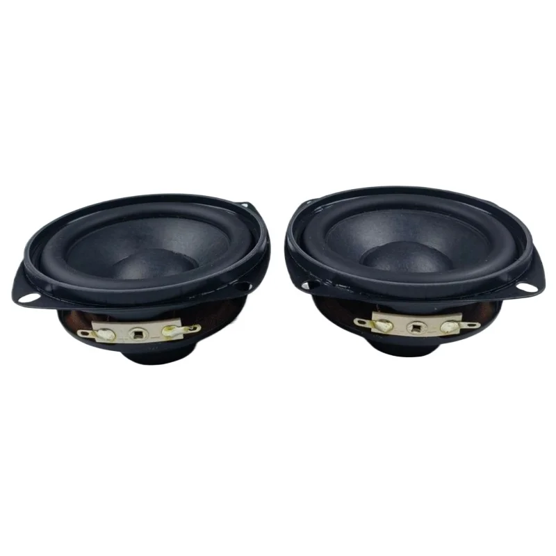 SOTAMIA 2Pcs 3 Inch Full Range Subwoofer Audio Speaker 78mm 4 Ohm 15W Square Multimedia Speaker Sound Music Home Loudspeaker