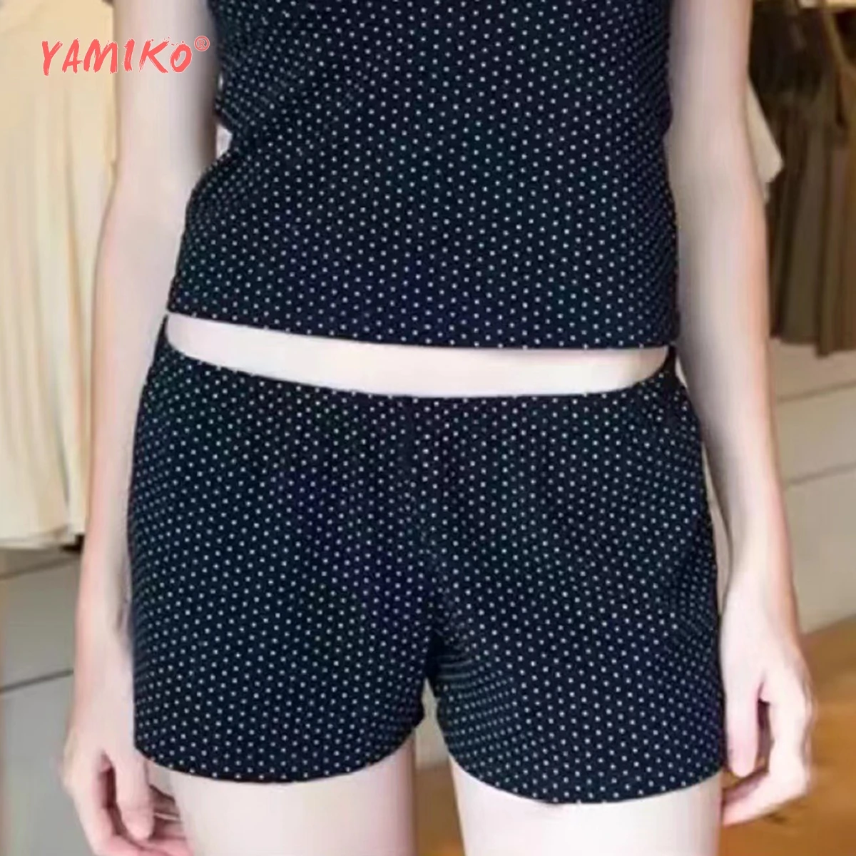 

Polka Dot Shorts for Women High Waist Elastic Cotton Casual Skort Shorts Girls Summer 2000s Y2K Trending Skorts Clothes 2024