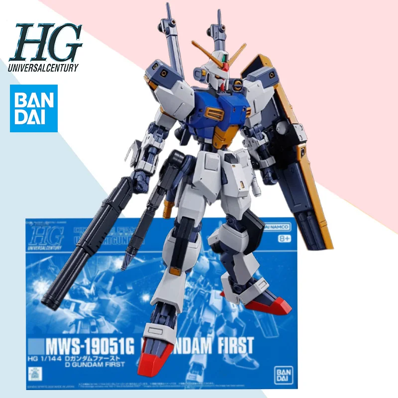 

Bandai original HG MWS-19051G D Gundam First Mobile Suit anime action figure assembly collection model ornaments