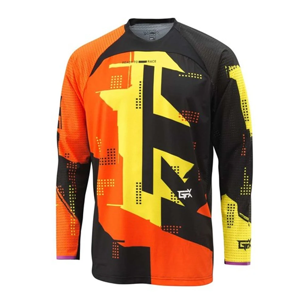 KTM Moto Bicycle Jersey Sleeve Cycling Enduro Mtb Shirt Downhill T-shirt Camiseta Motocross Mx Mountain Bike Clothing