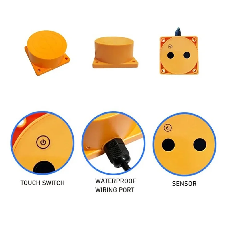 A84X-ME201W Detecção remota de nível de tanque Smartphone Controlador de sistema de alarme de água completo para sensor de nível de água Plugue UE