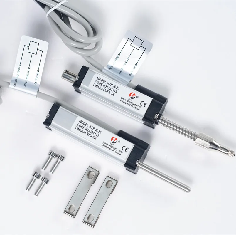 

Mini type 25mm KTR high resolution linear displacement sensor