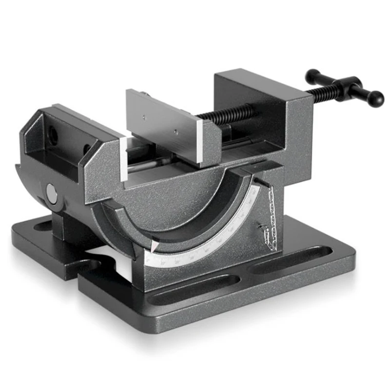 3 Inch/4 Inch Tilting Rod Angle Flat Nose Pliers Tilt Drill Press Bench Vise Bench Drill Fixture Vise