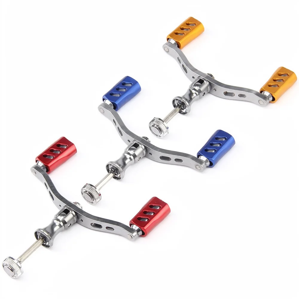 Durable Metal Double Handle For Haut Ton Spinning Fishing Reel CNC Rocker Arm Upgrade Replacement Parts Fishing Gear Tool